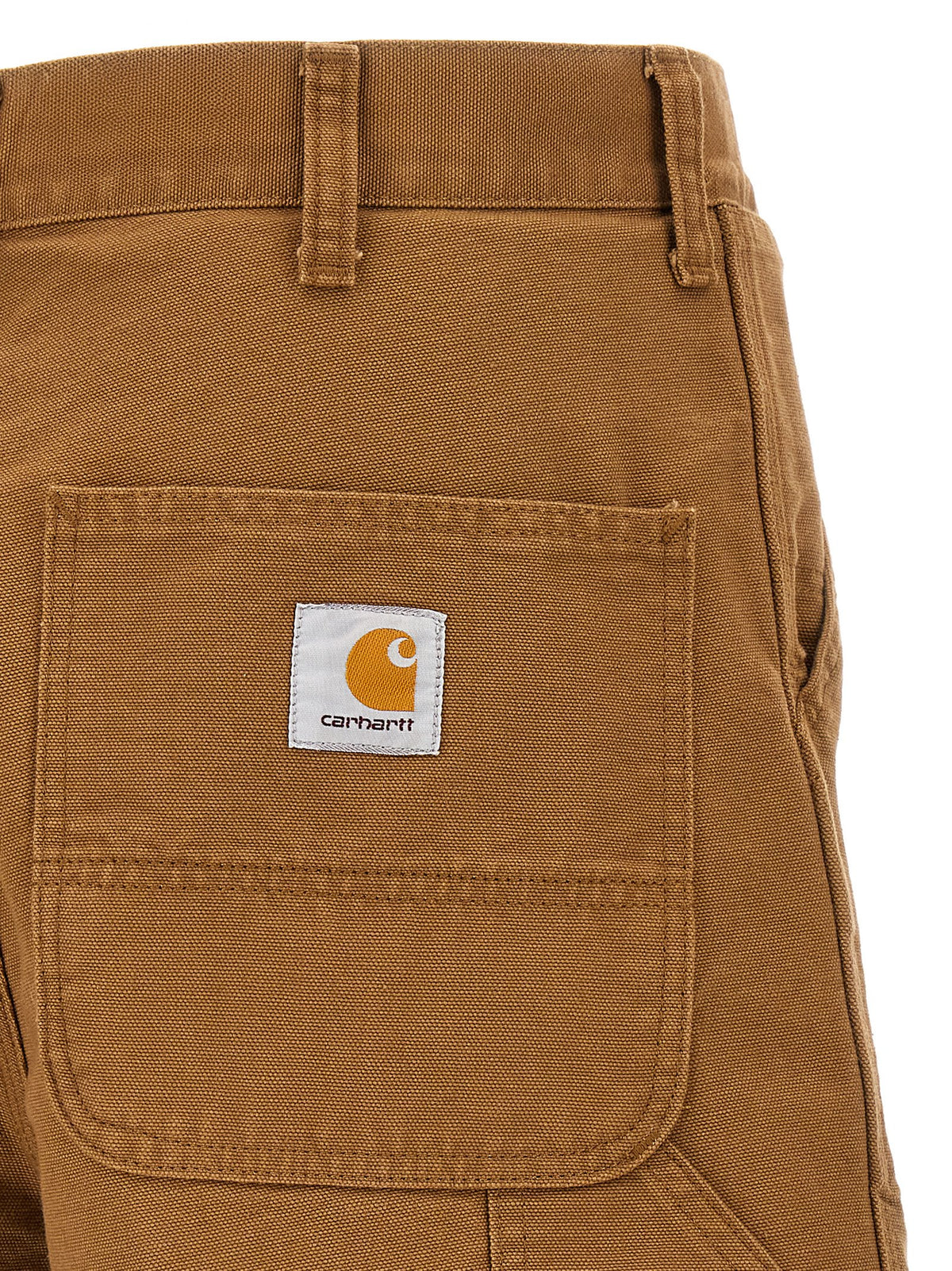 Brown Organic Cotton Bermuda Shorts