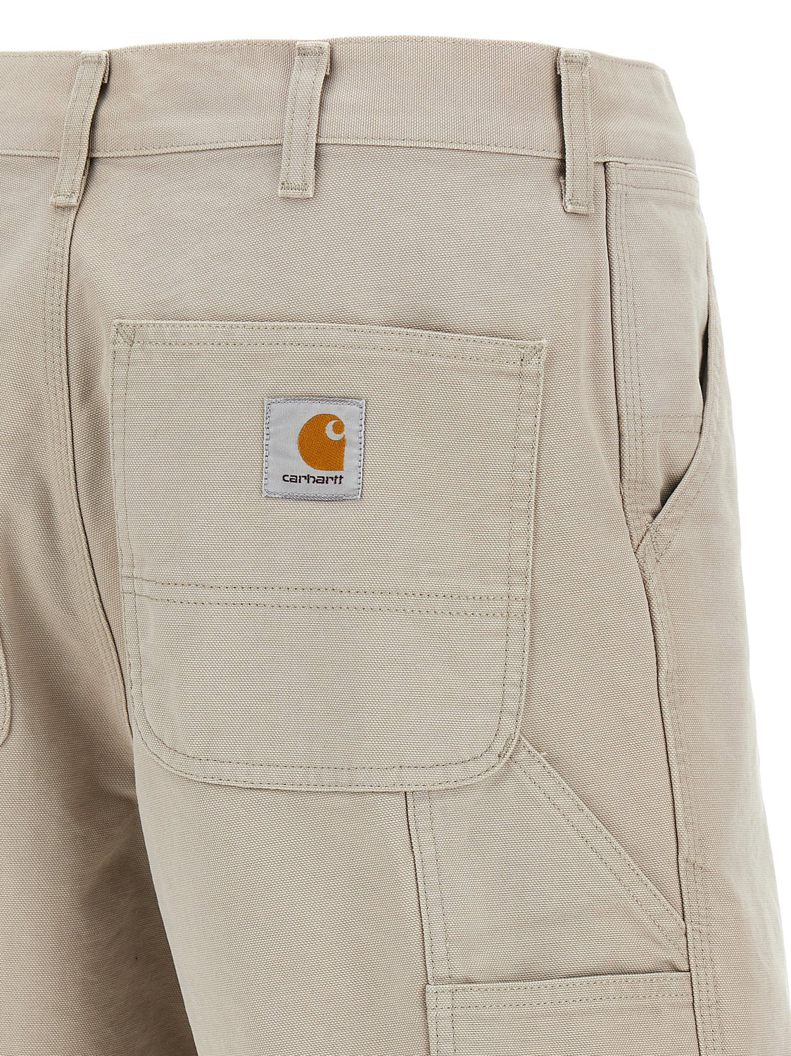 Beige Organic Cotton Bermuda Shorts