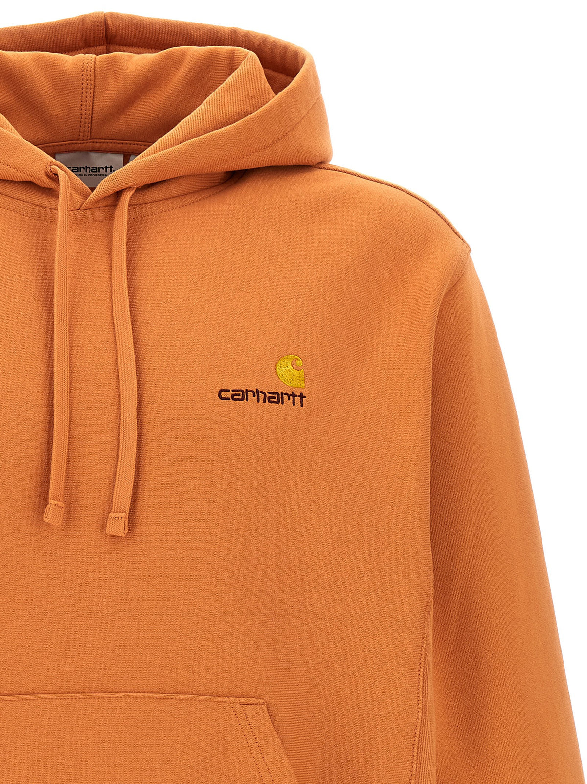 Orange Cotton Sweatshirt
