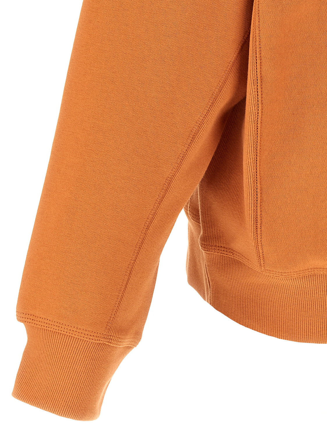 Orange Cotton Sweatshirt