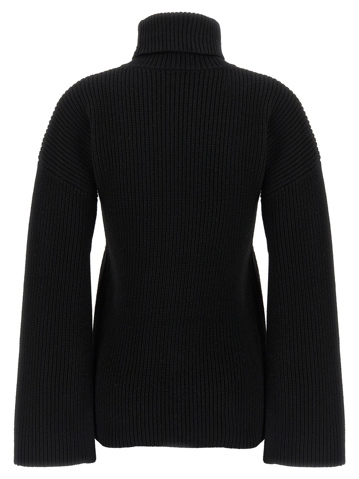 Black Wool Cardigan