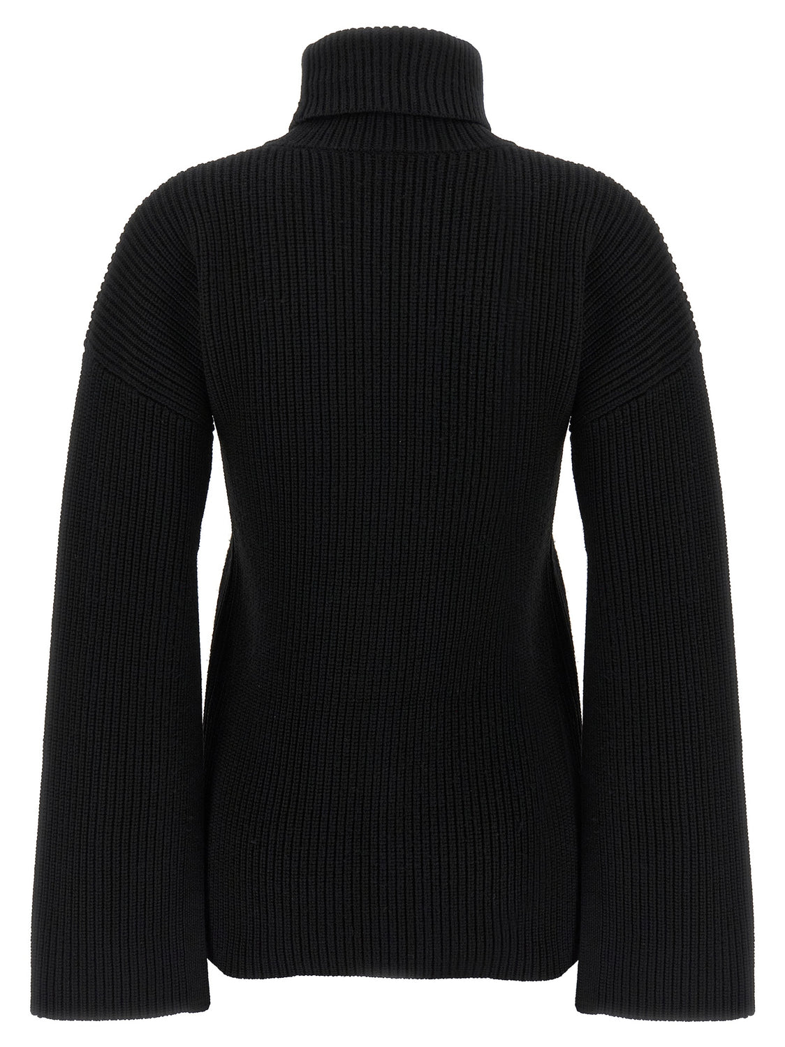 Black Wool Cardigan