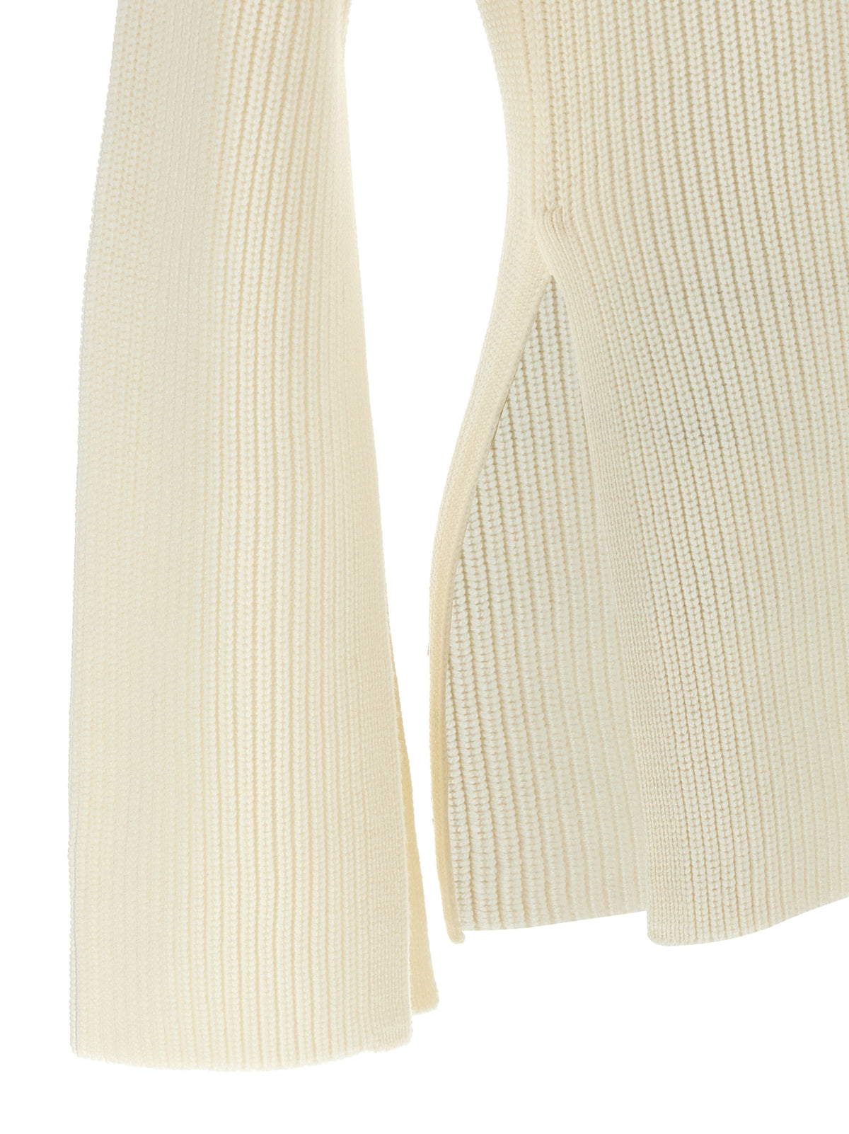 White Wool Cardigan