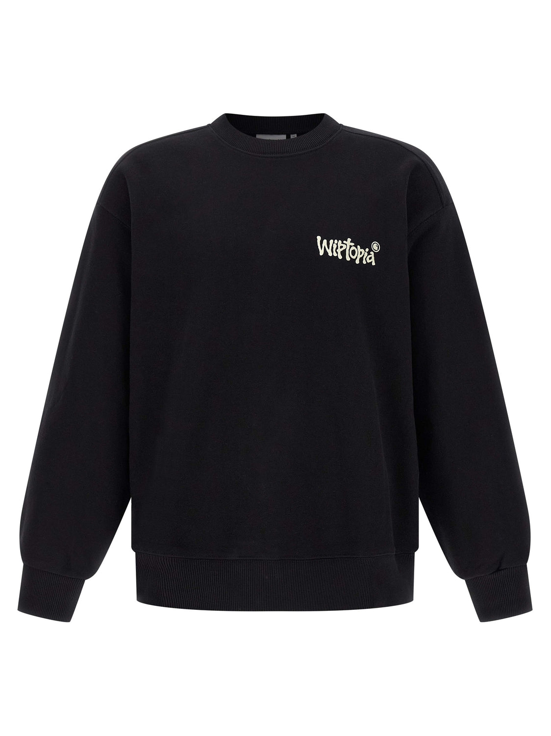 Black Cotton Sweatshirt