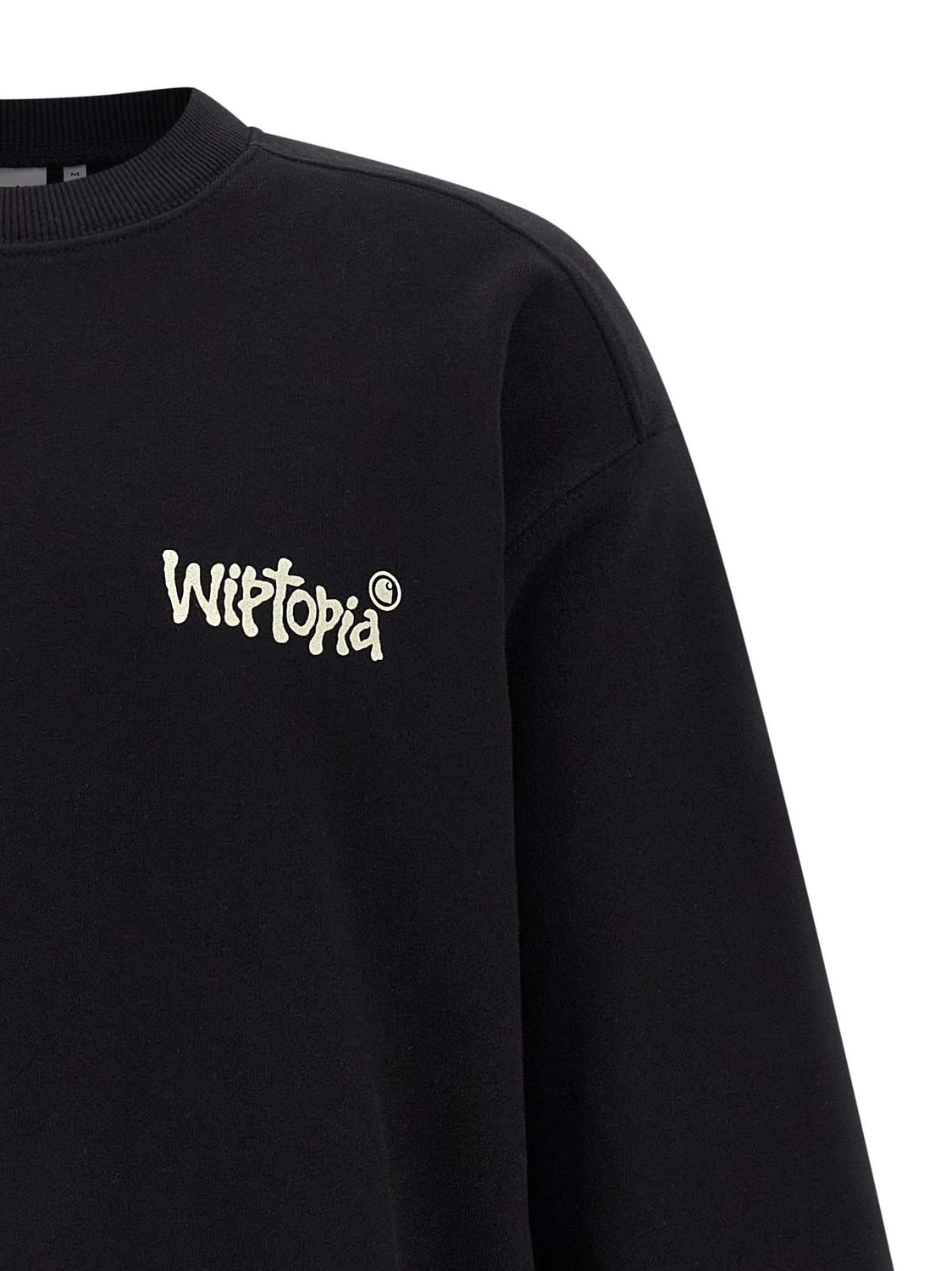 Black Cotton Sweatshirt
