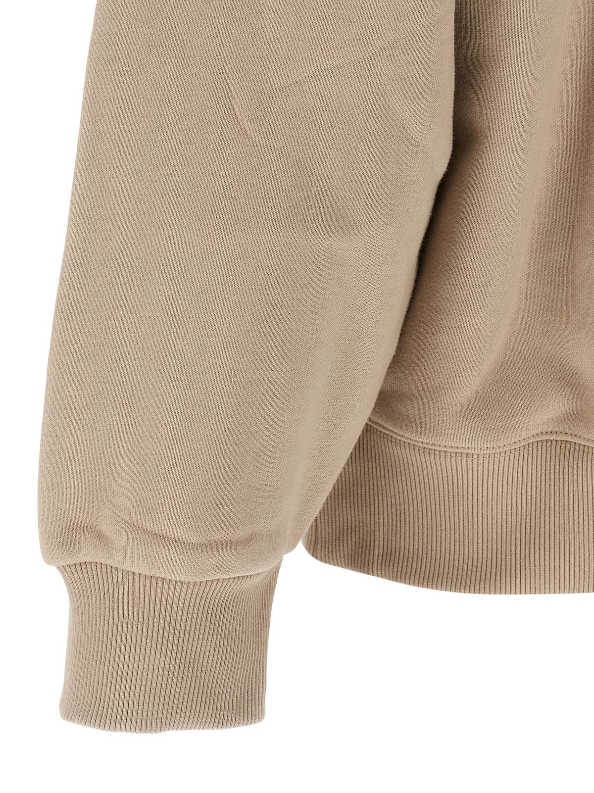 Beige Cotton Sweatshirt