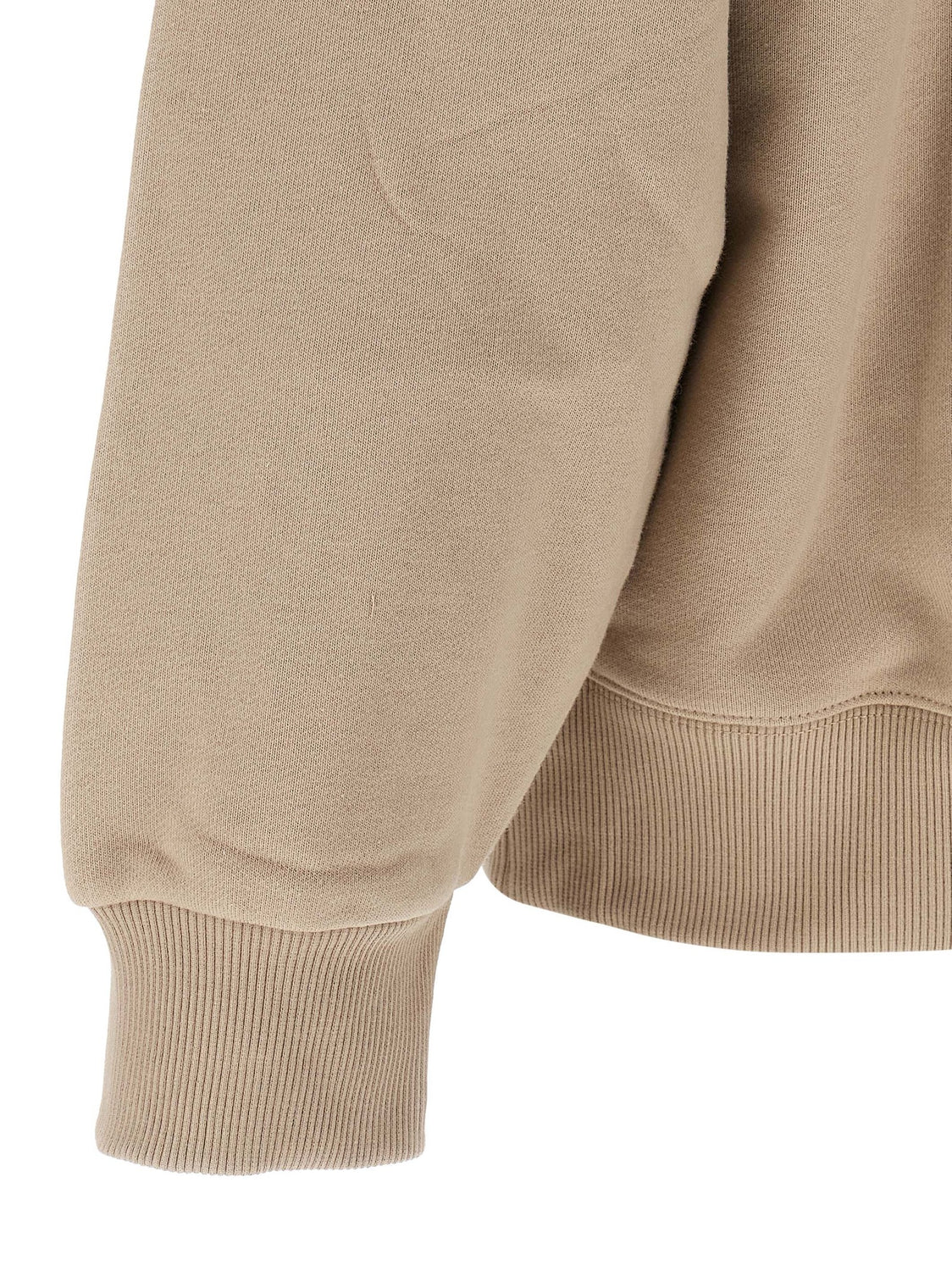 Beige Cotton Sweatshirt