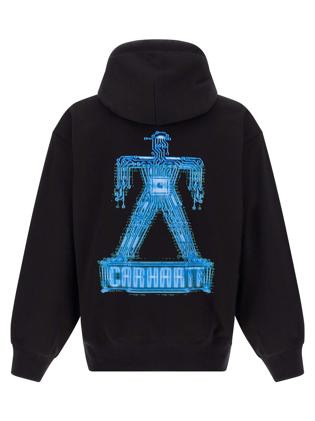 Black Cotton Sweatshirt