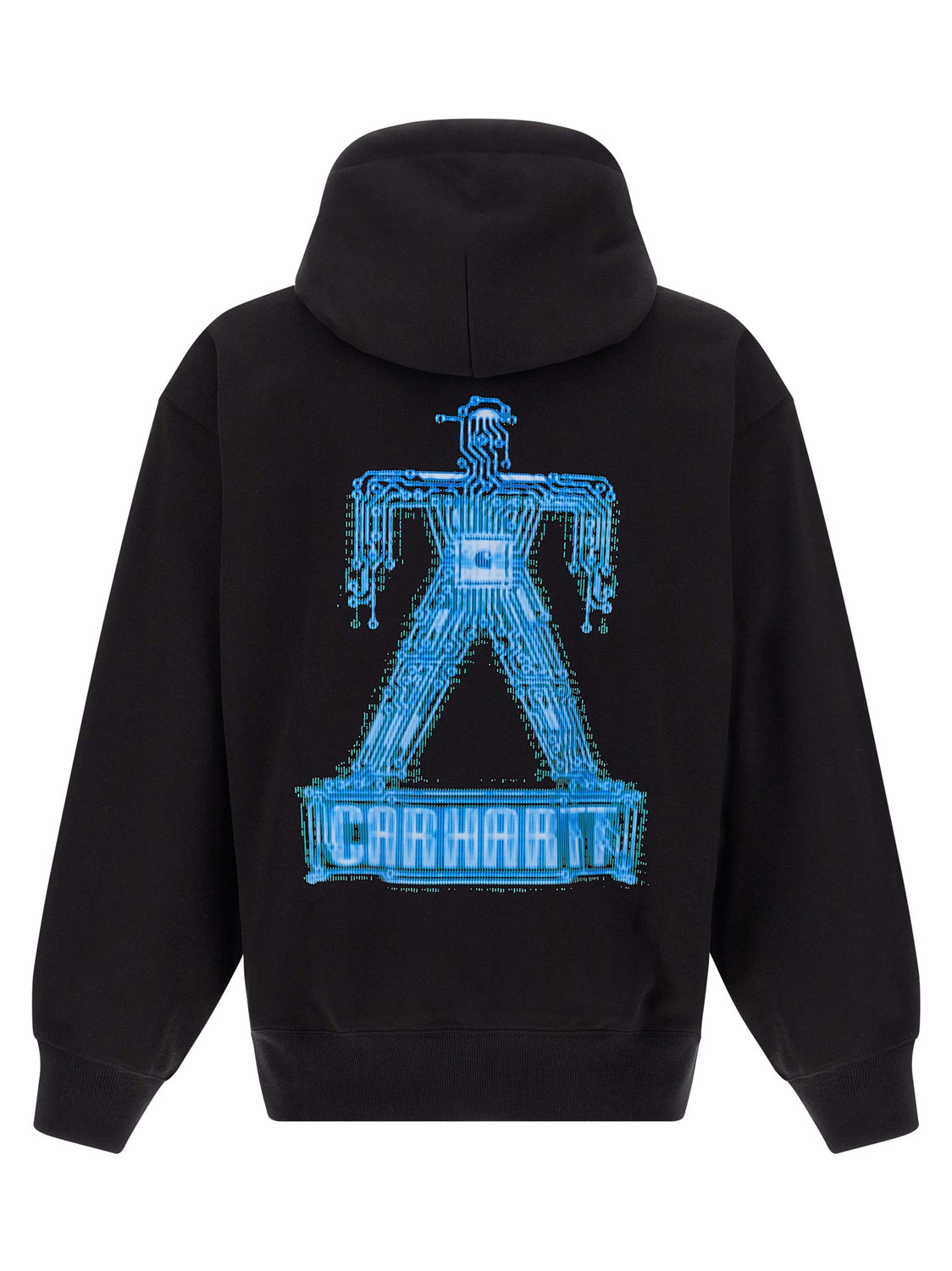 Black Cotton Sweatshirt