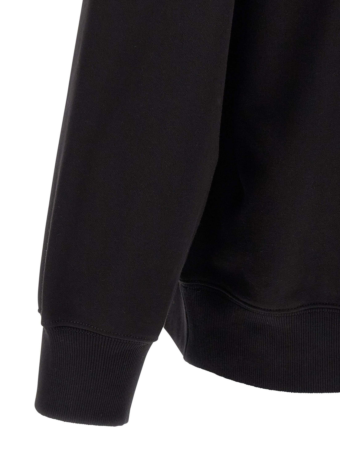 Black Cotton Sweatshirt