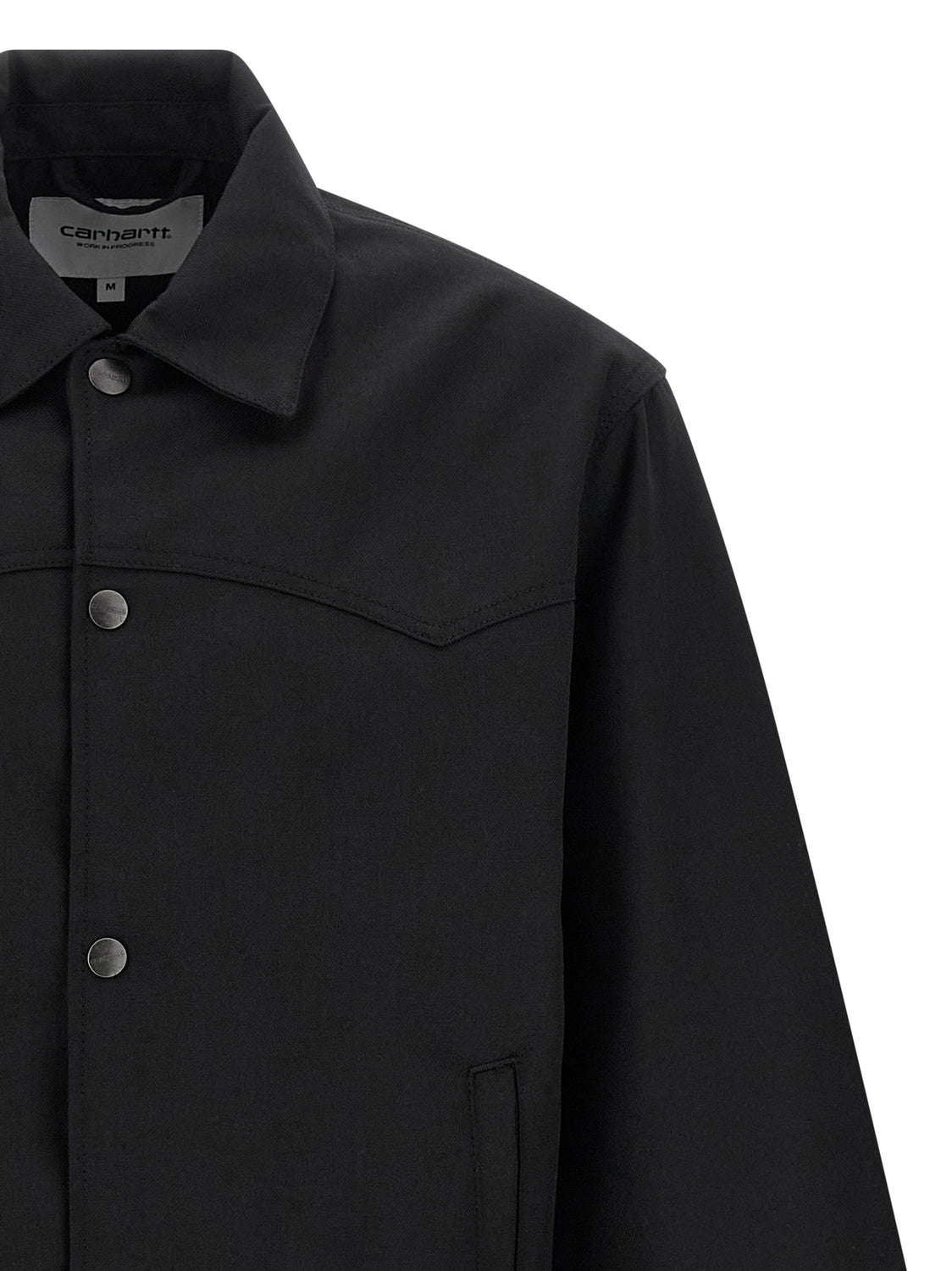 Black Polyester Bomber
