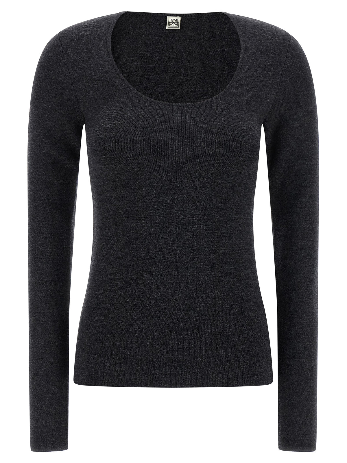 Gray Viscose Cardigan