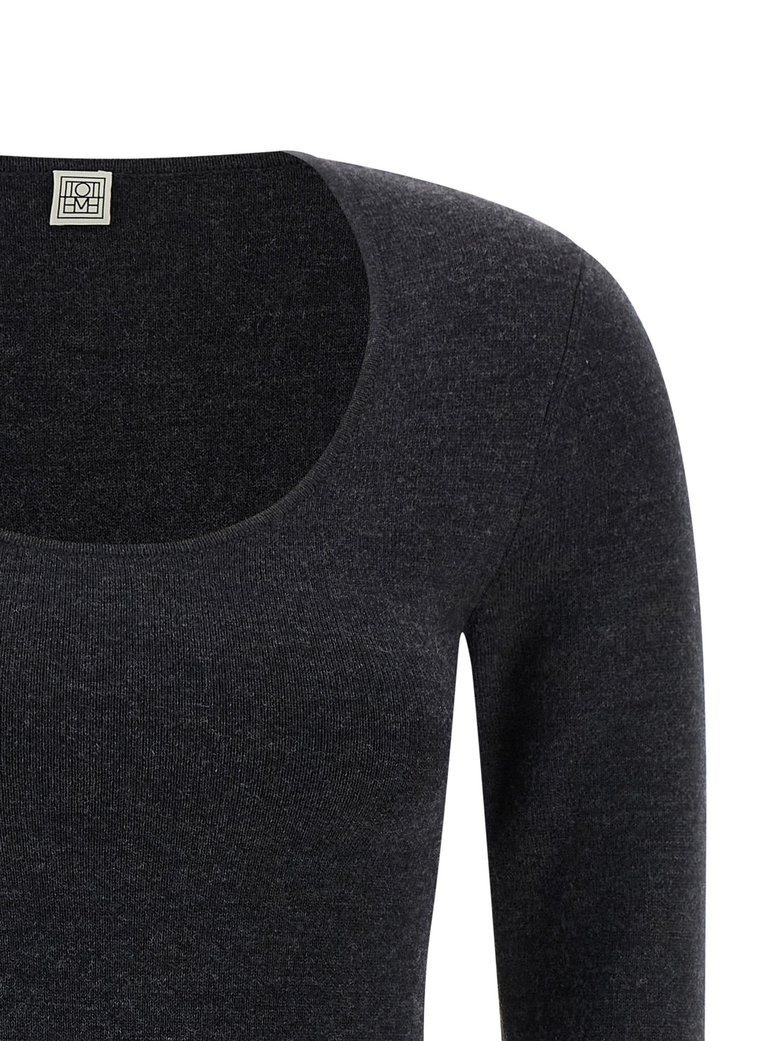Gray Viscose Cardigan