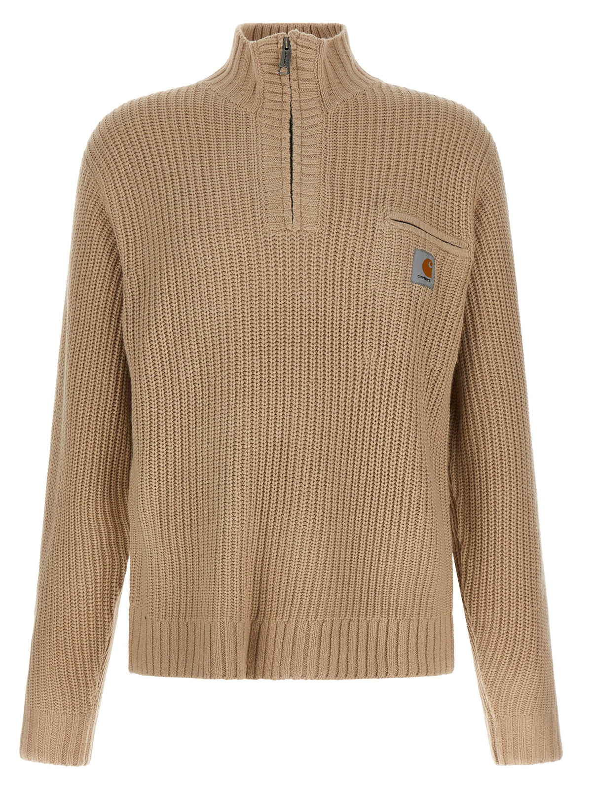 Beige Acetate Cardigan