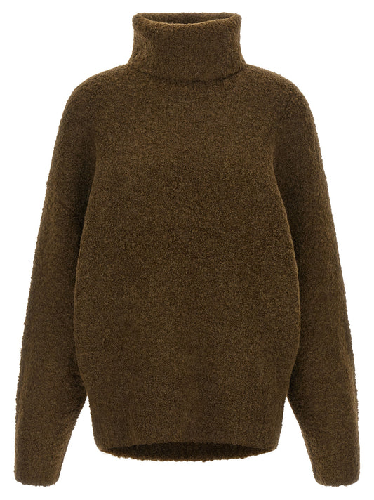Brown Wool Cardigan