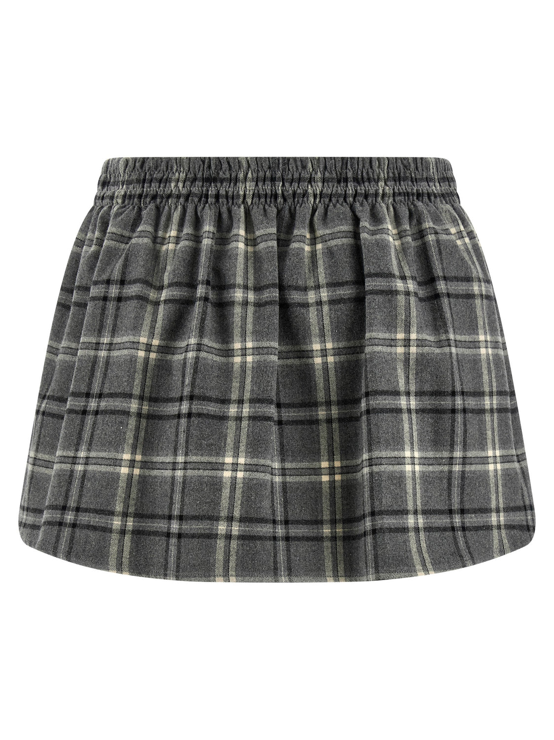 Gray Cotton Long Skirt