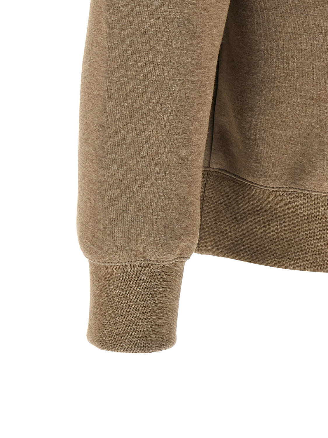 Beige Cotton Sweatshirt