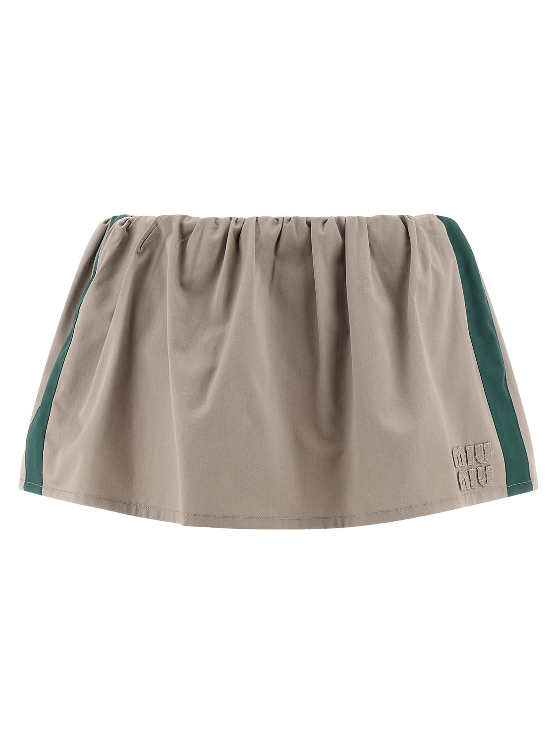 Gray Cotton Long Skirt
