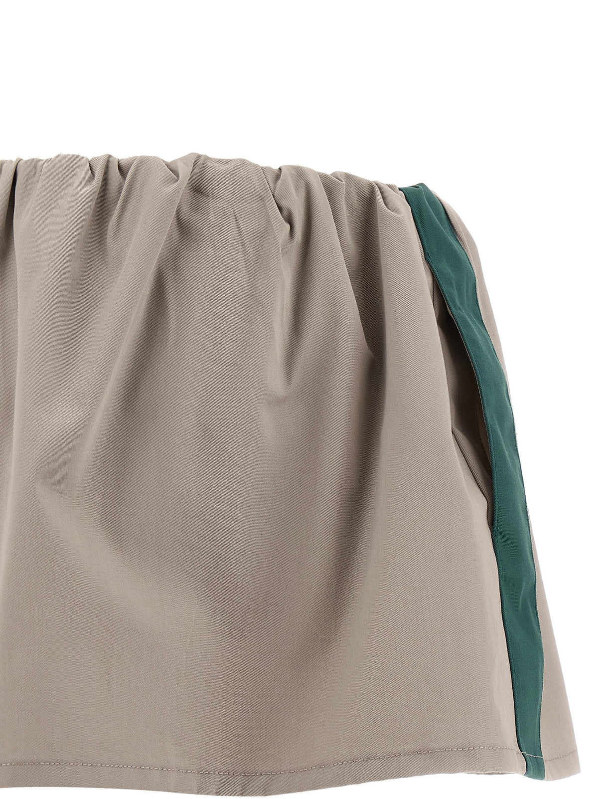 Gray Cotton Long Skirt