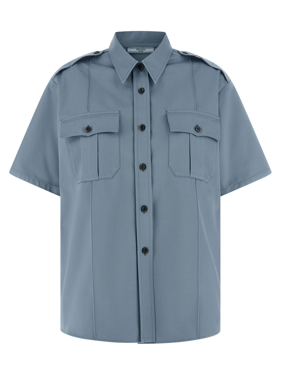Blue Cotton Blouse