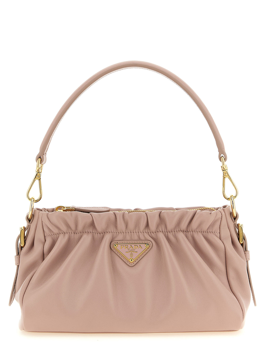 Multicolor Lamb Leather Shoulder Bag