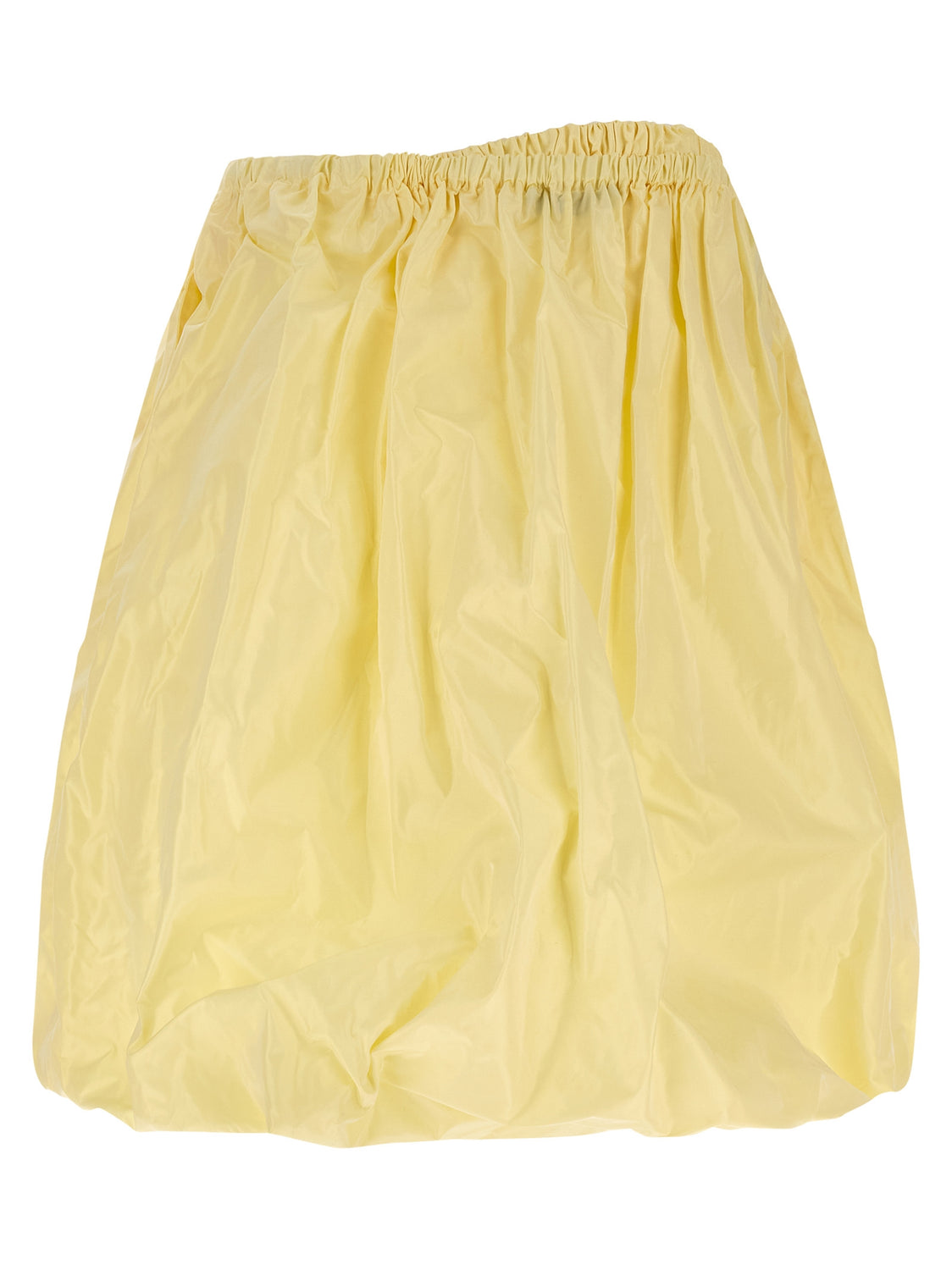 Multicolor Silk Midi Skirt