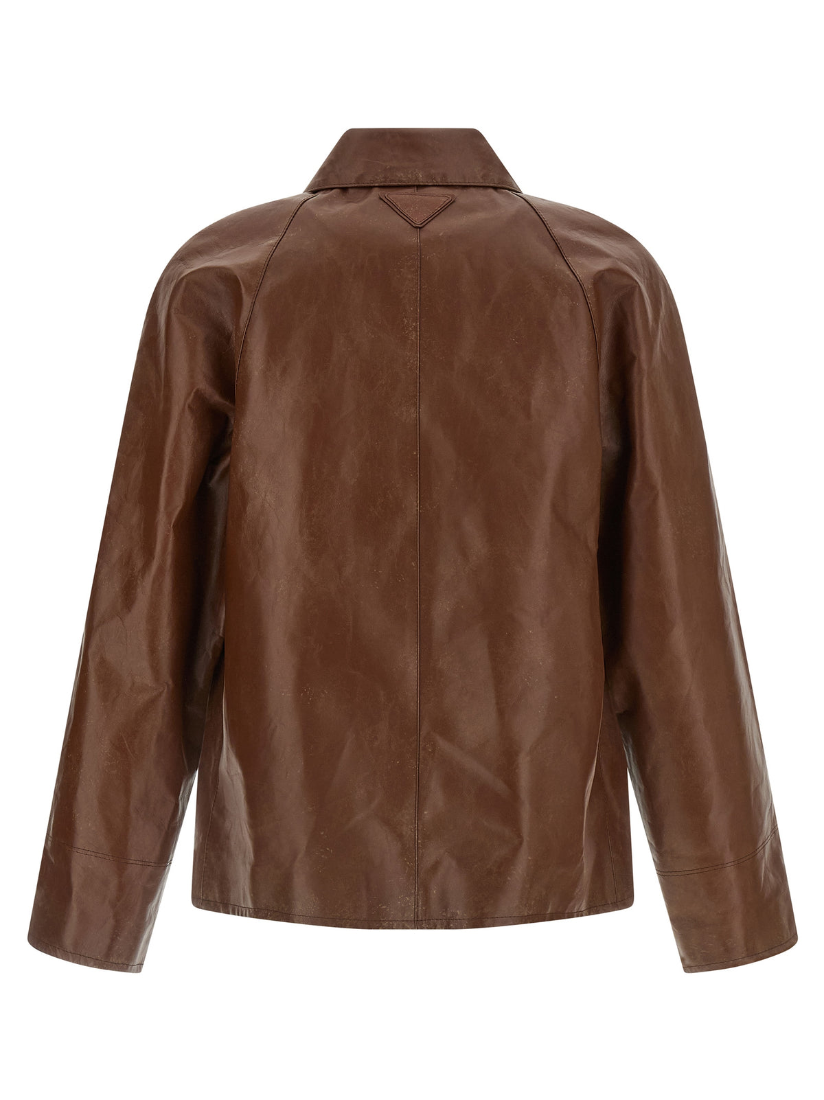 Brown Calfskin Leather Jacket