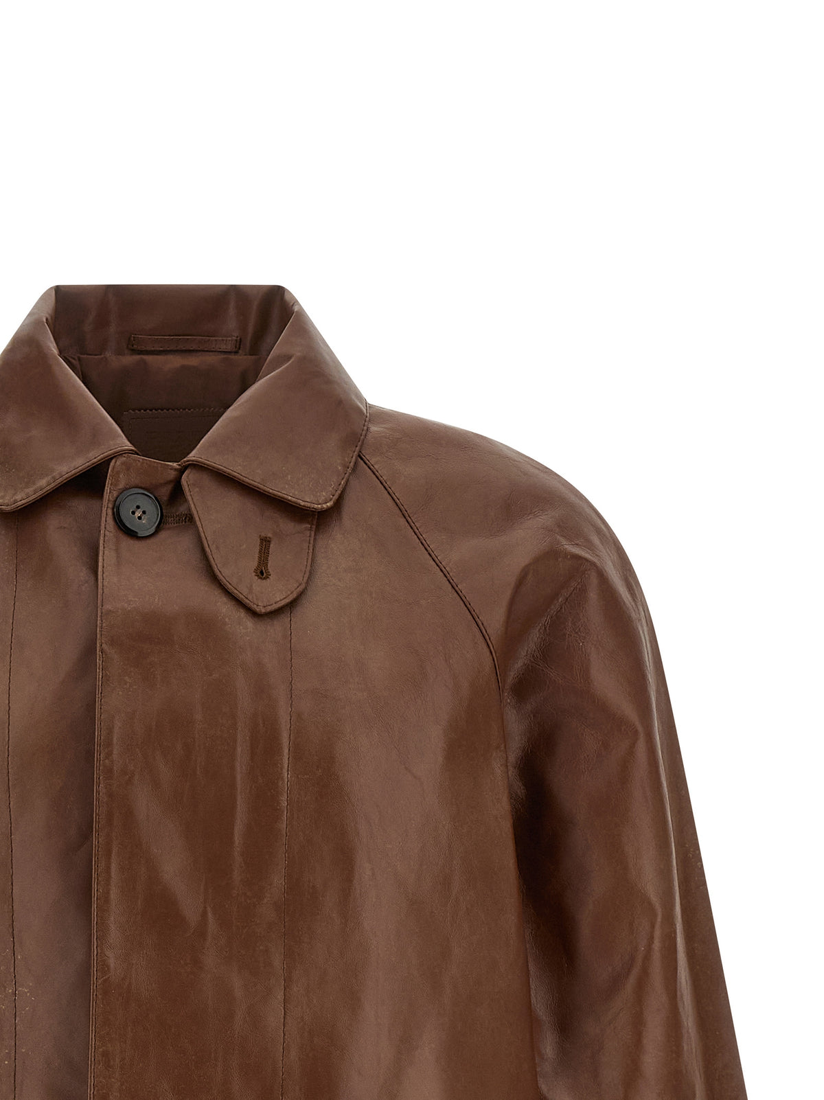 Brown Calfskin Leather Jacket