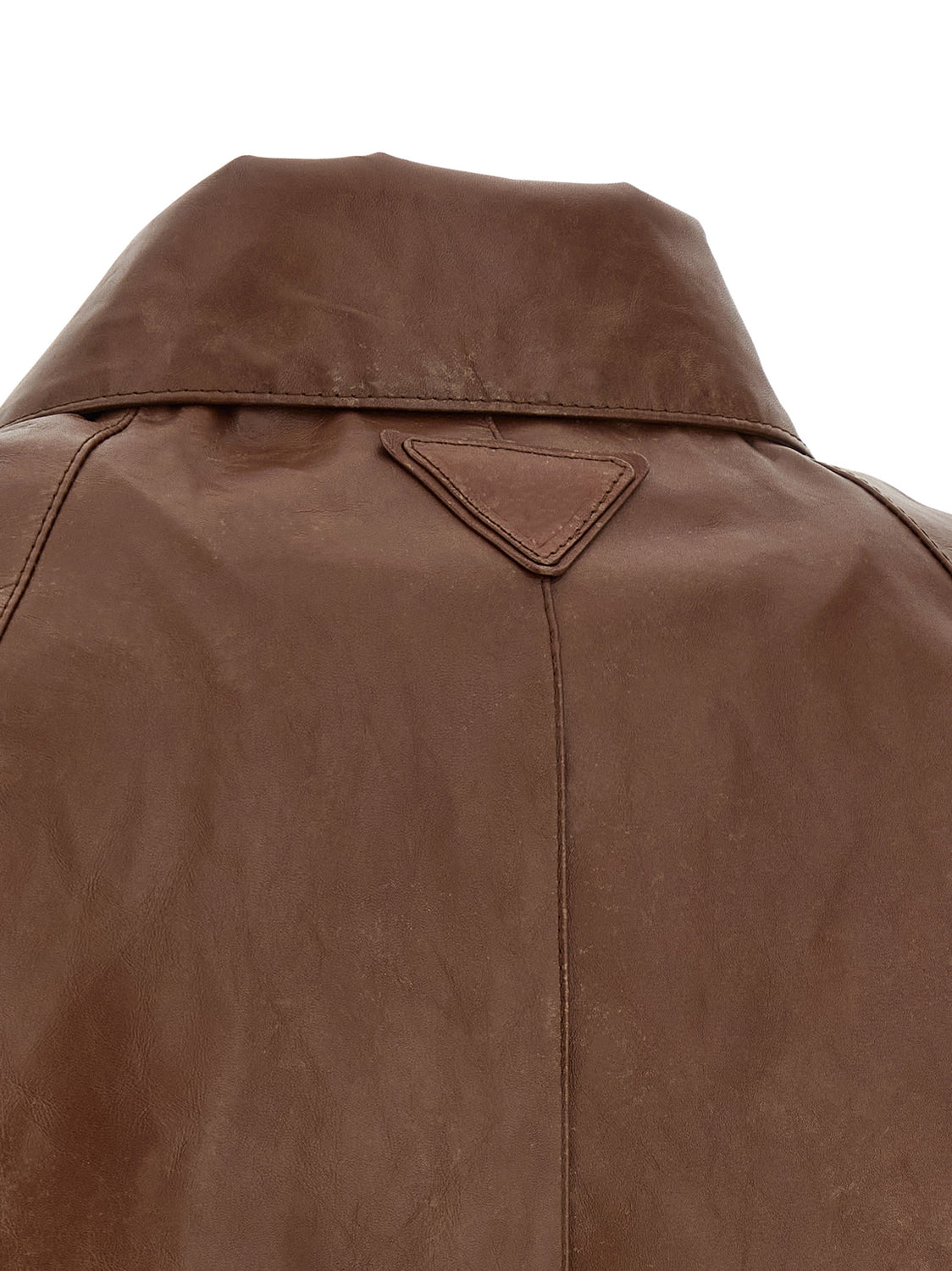 Brown Calfskin Leather Jacket