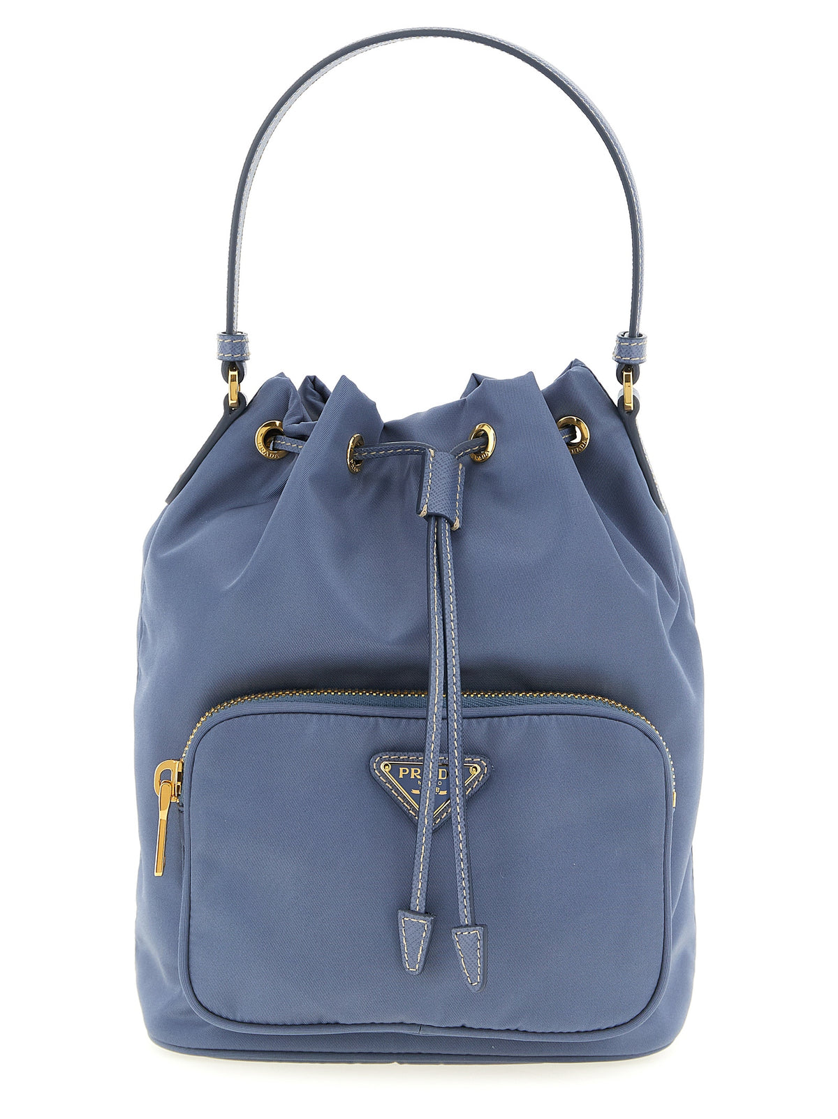 Blue Recycled Polyamide Handbag