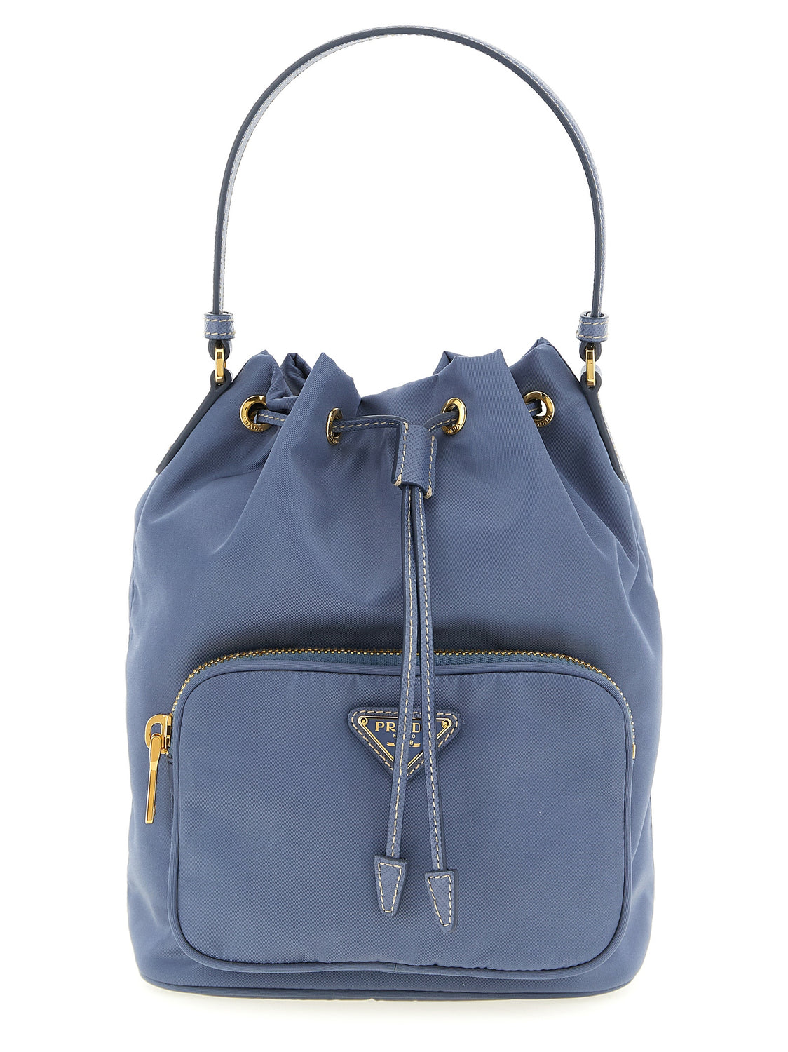 Blue Recycled Polyamide Handbag