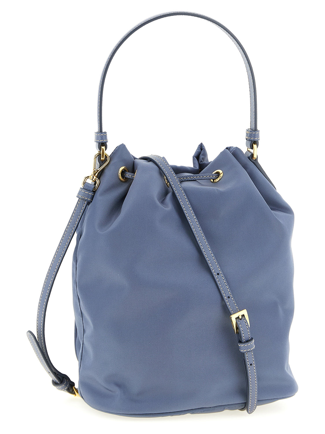 Blue Recycled Polyamide Handbag