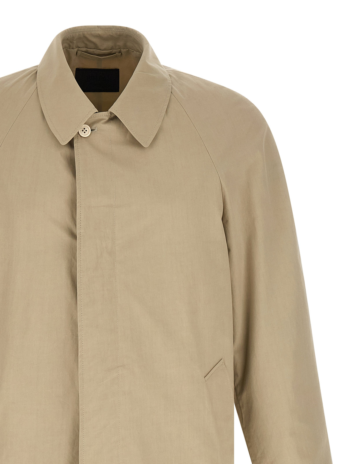 Beige Cotton Coat