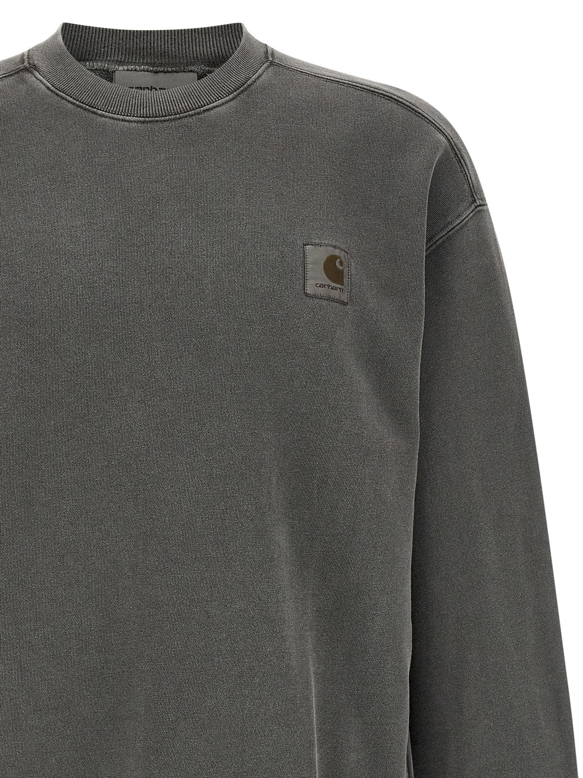 Black Cotton Sweatshirt