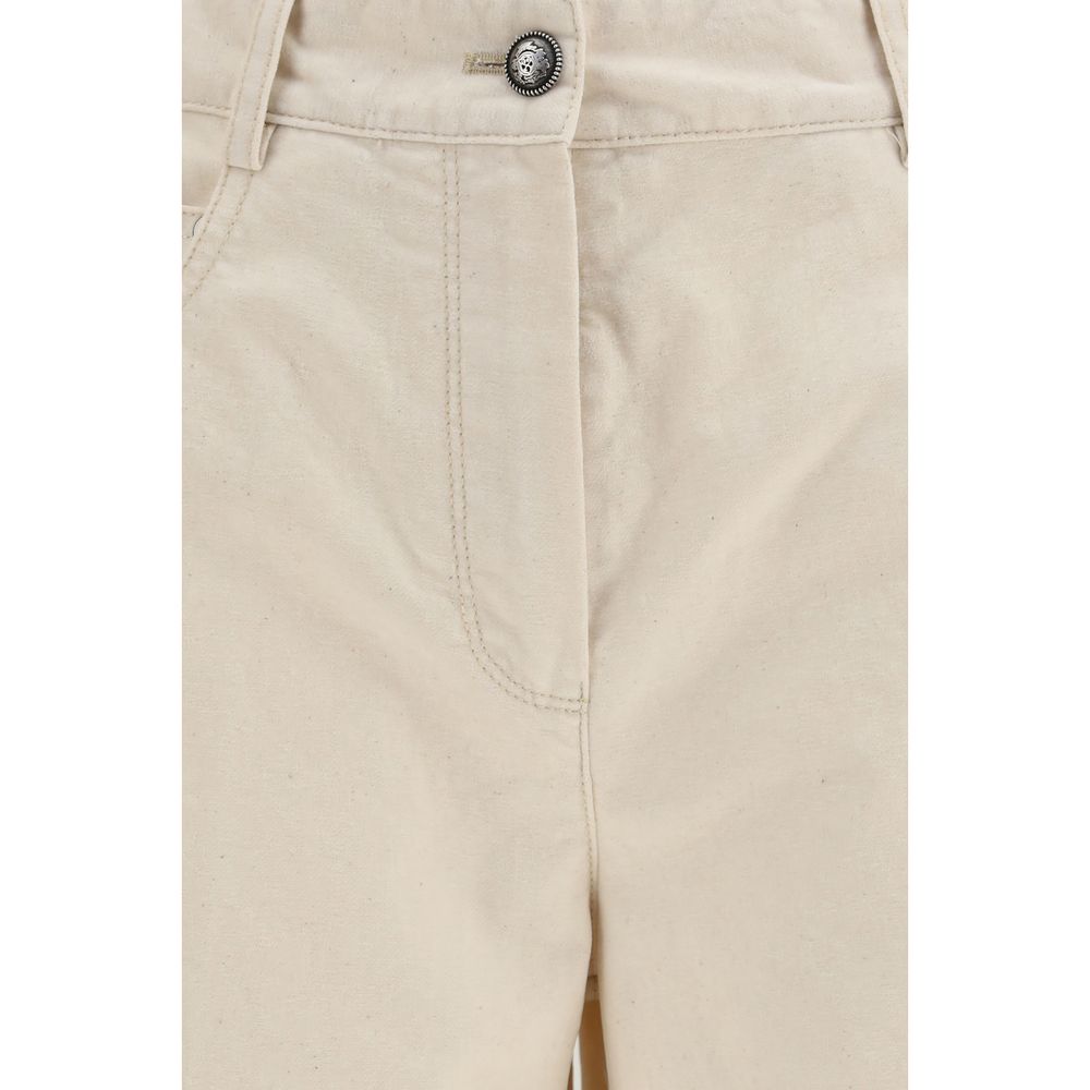 White Cotton Jeans Denim