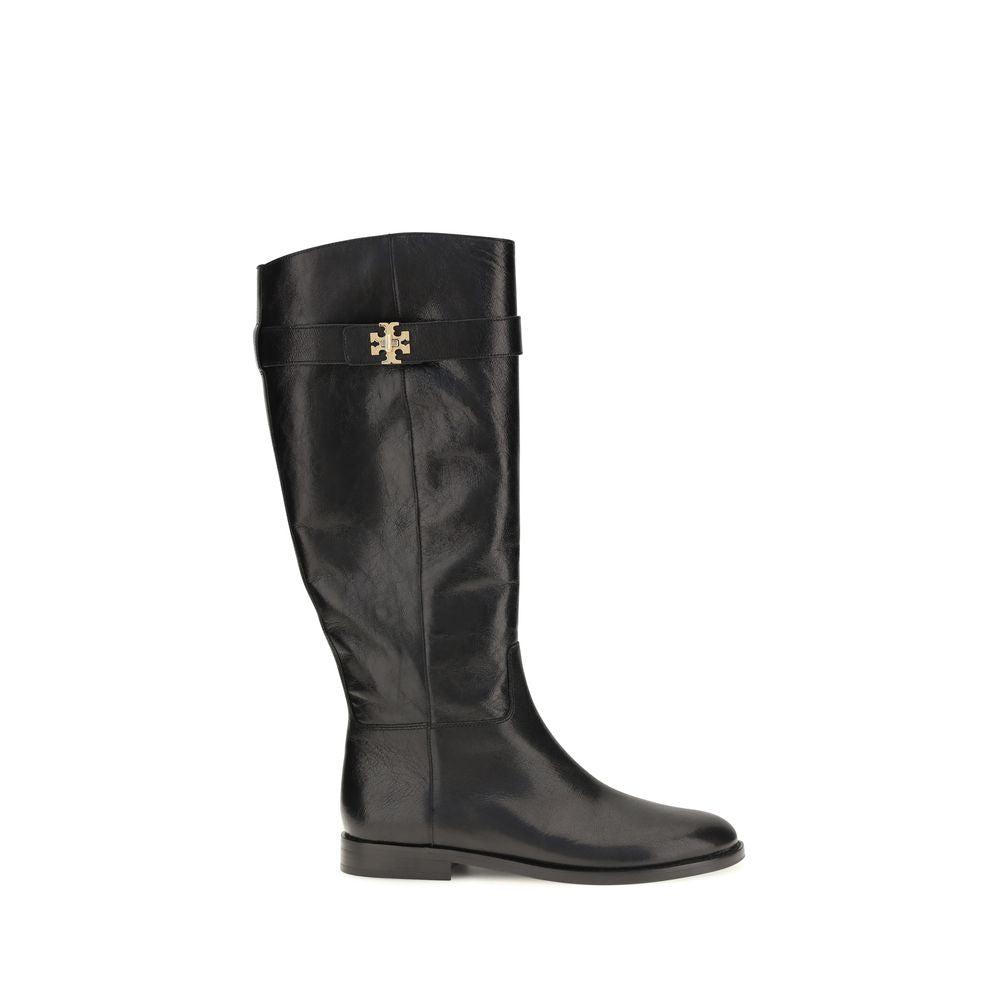 Black Calf Leather Bos Taurus Ankle Boots