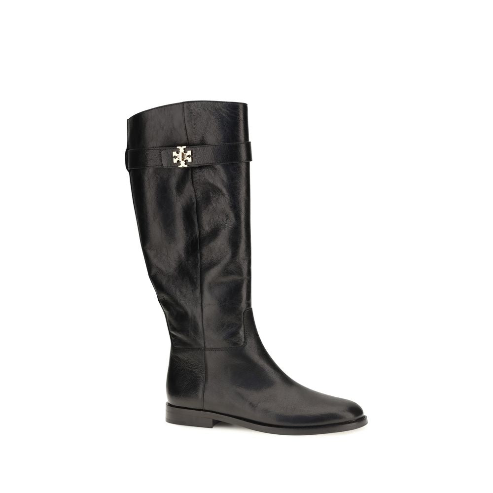 Black Calf Leather Bos Taurus Ankle Boots