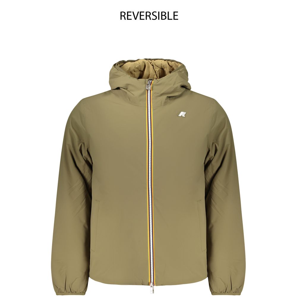 Green Nylon Men's Jacket