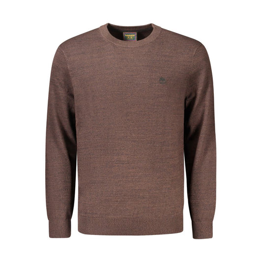 Brown Cotton Men's Sweater