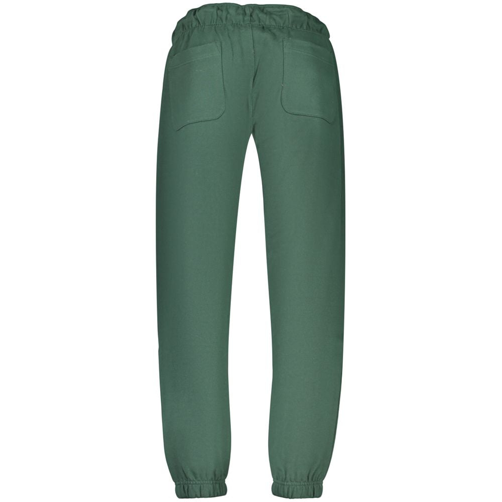 Green Cotton Men's Trousers