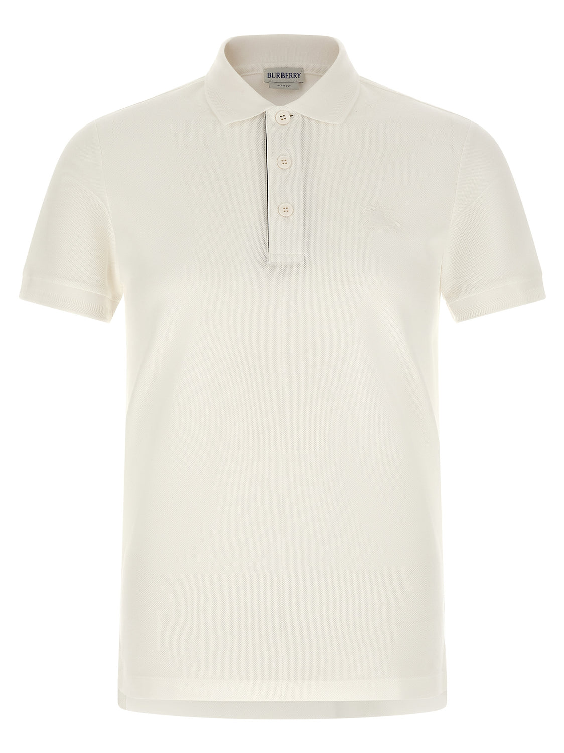 White Cotton Polo Shirt