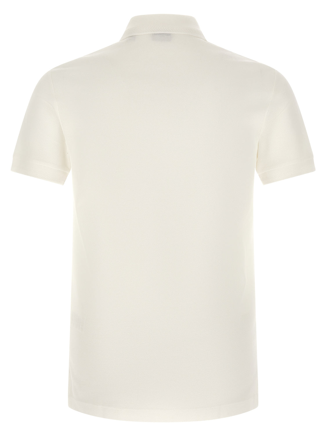 White Cotton Polo Shirt
