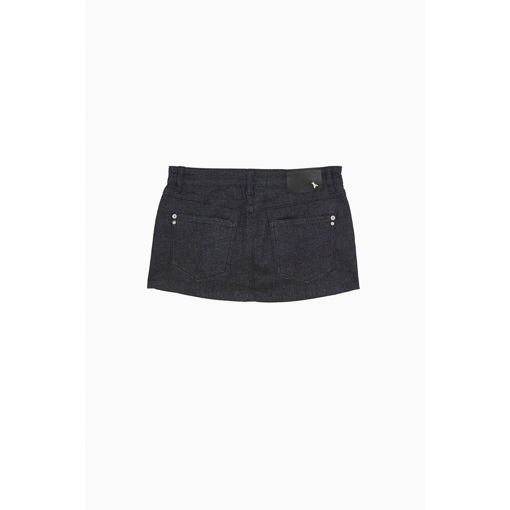 Navy Blue Denim Skirt