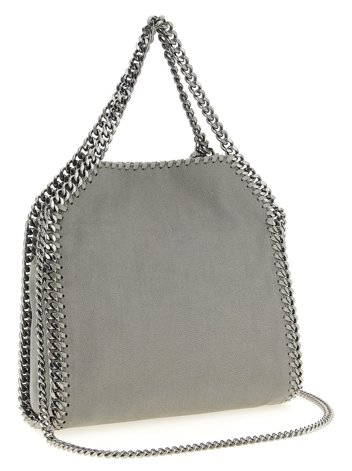 Gray Polyester Handbag