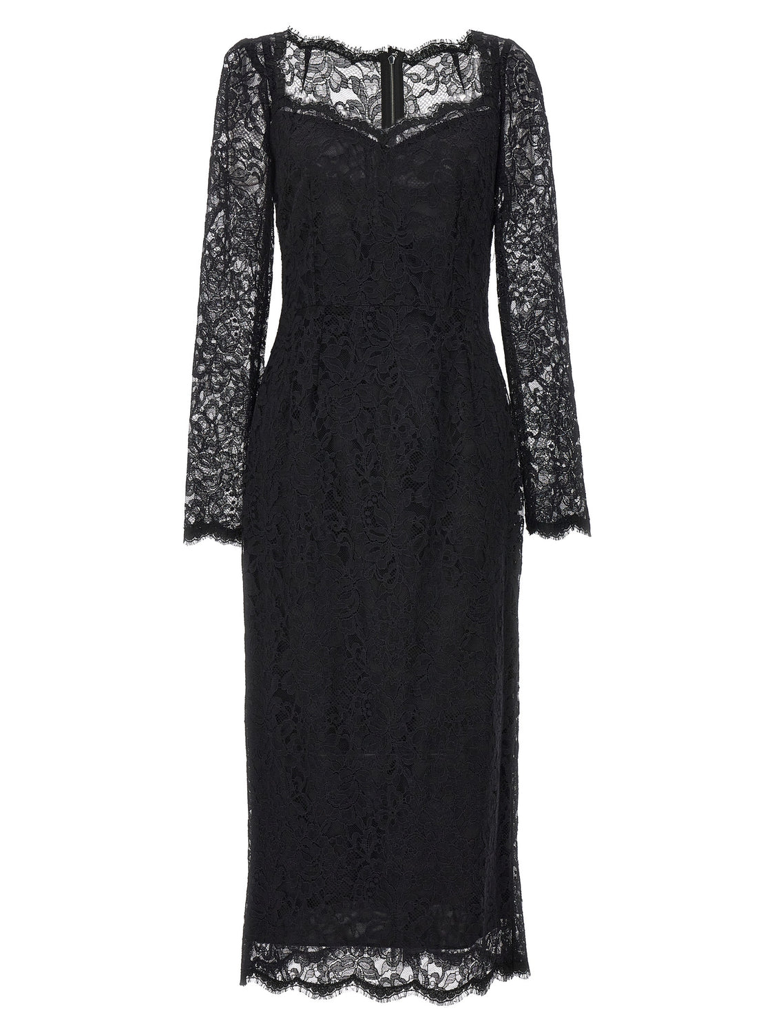 Black Polyamide Casual Dress