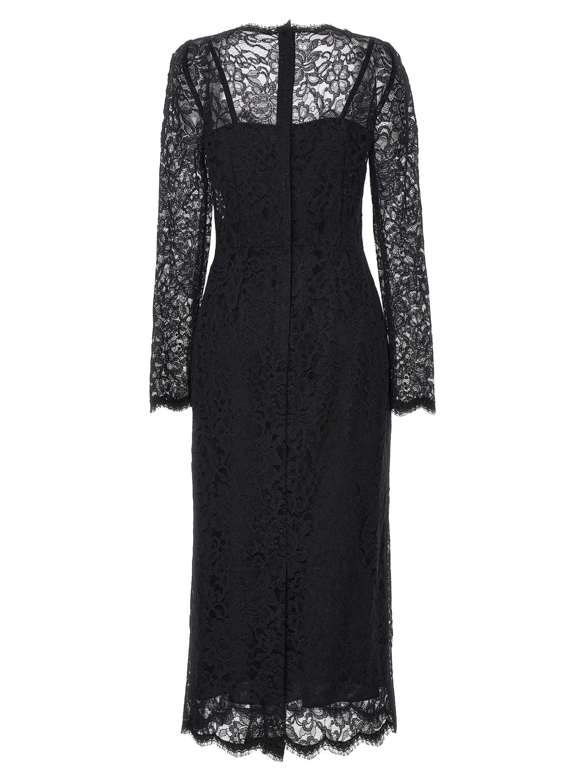 Black Polyamide Casual Dress