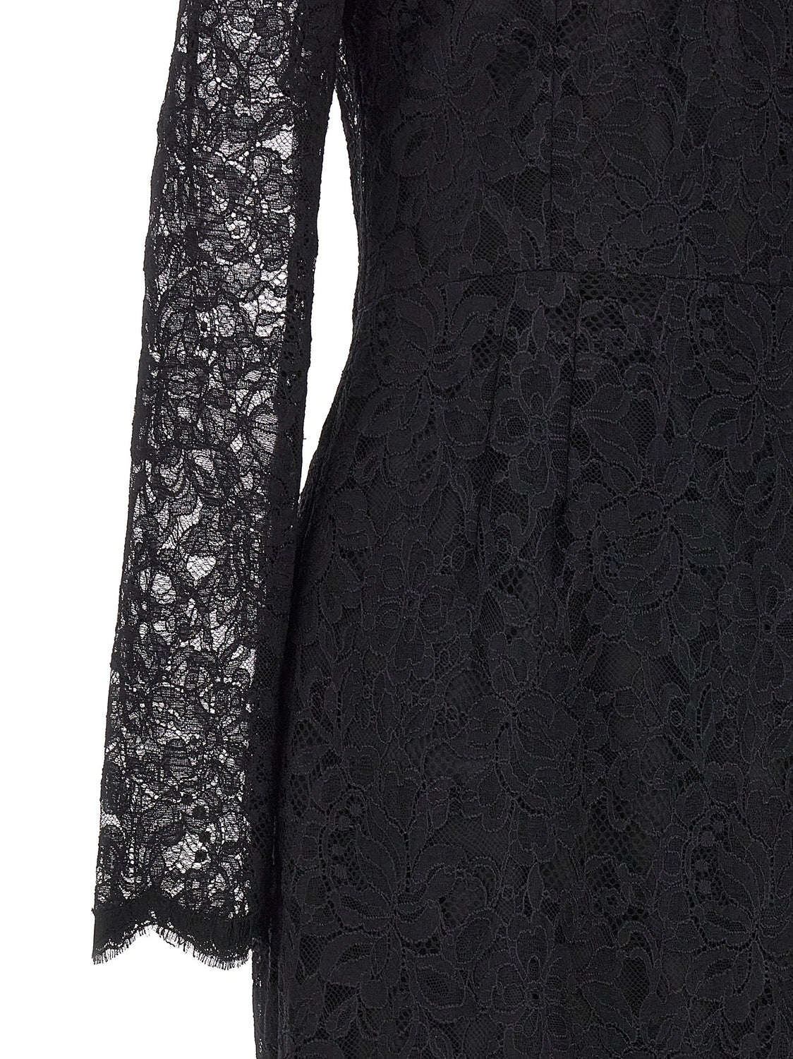 Black Polyamide Casual Dress