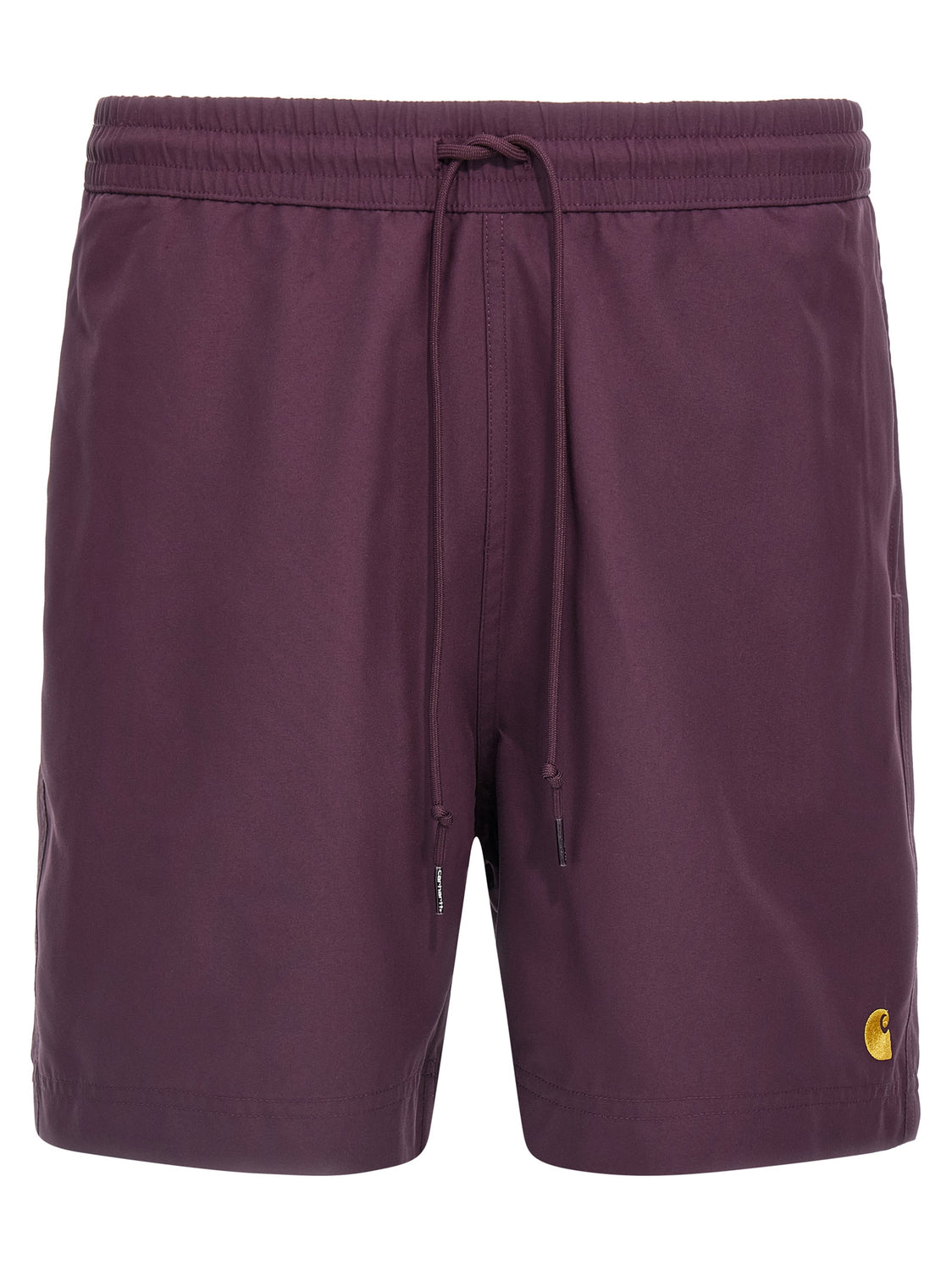 Purple Polyester Shorts