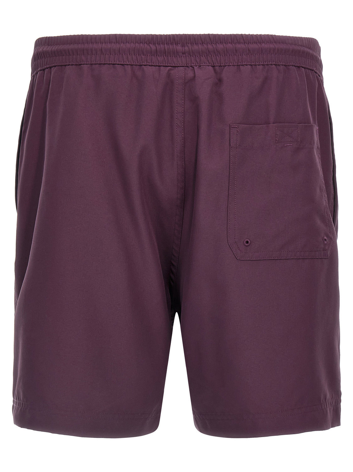 Purple Polyester Shorts