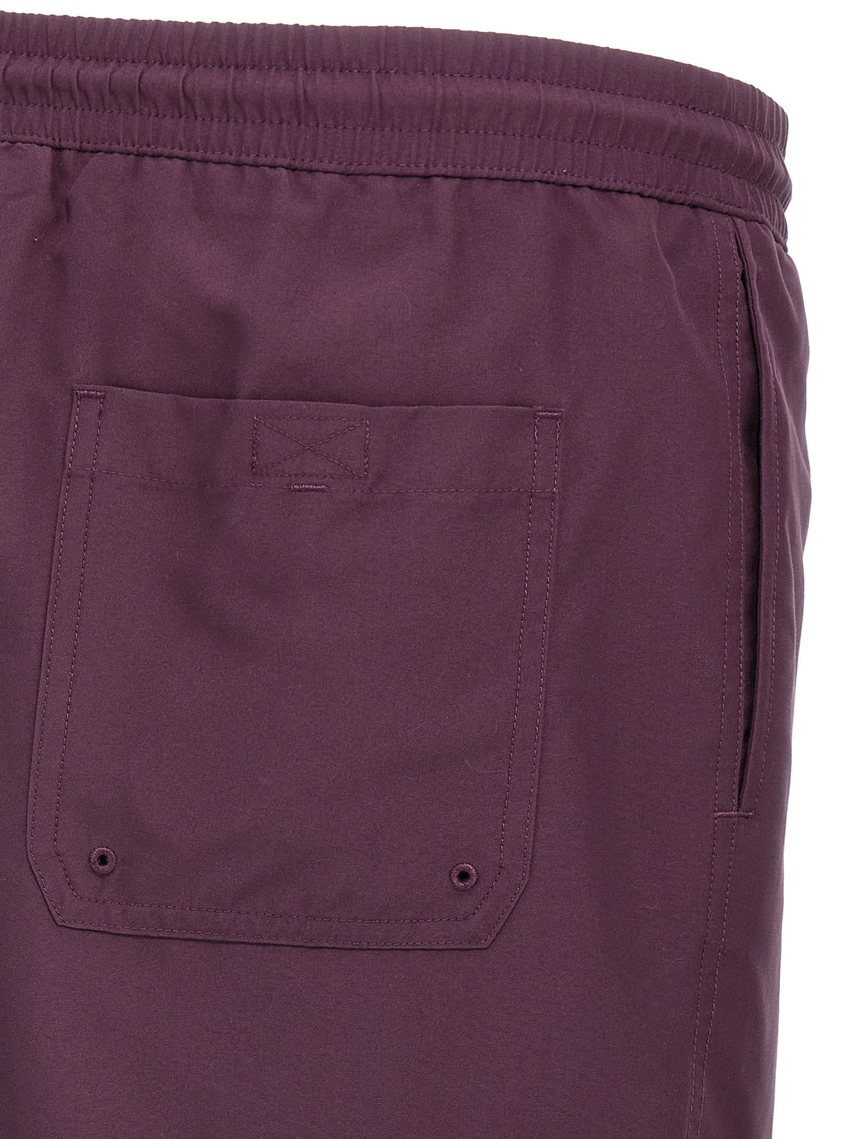 Purple Polyester Shorts
